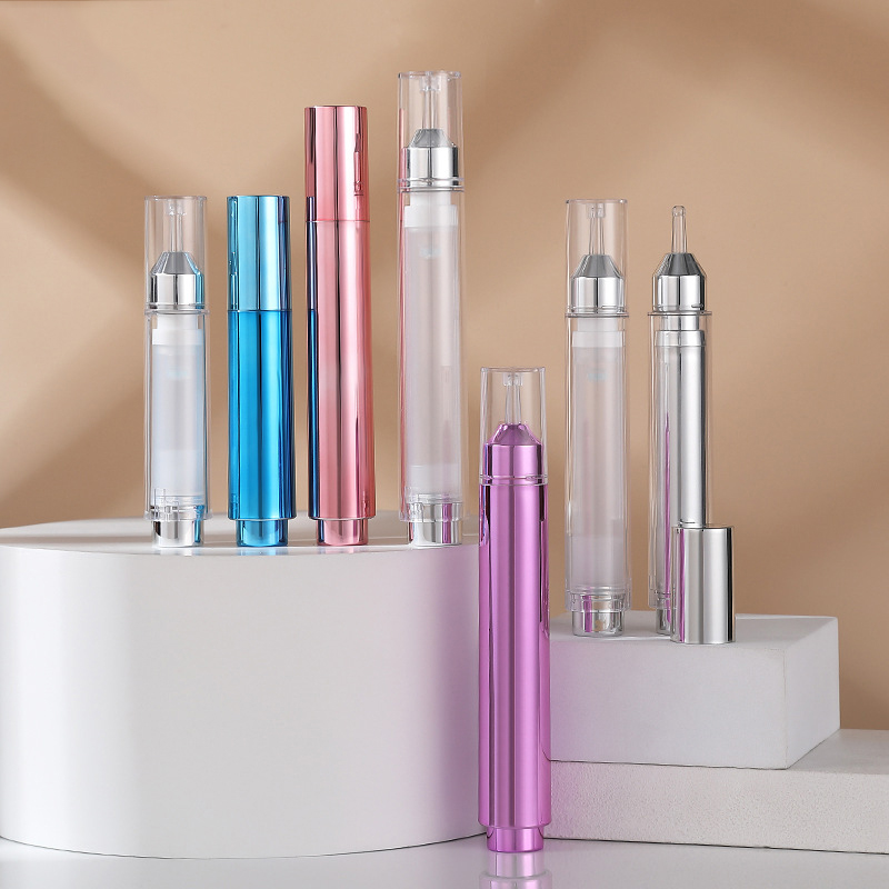 5 ml 10 ml 15 ml kozmetikai fecskendő tubus csomagolás 5 ml 10 ml 15 ml 20 ml szemkörnyékápoló szérum pumpa Airless flakon fecskendő