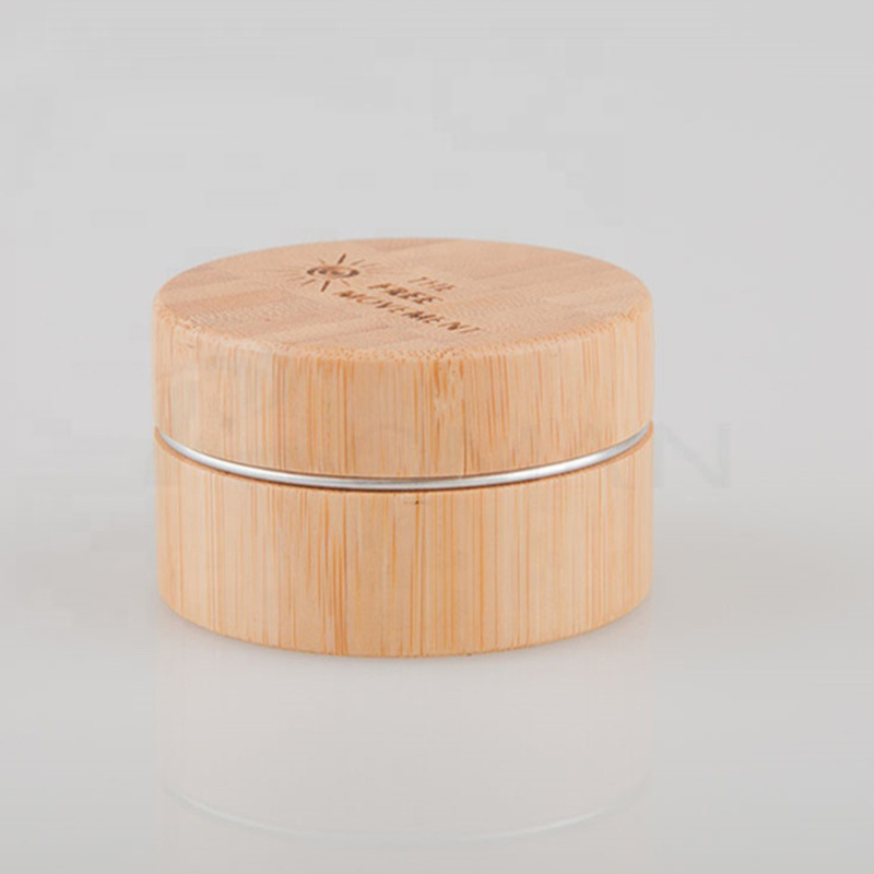 5g 15g 30g 50g 100g kozmetikai csomagolás henger alakú bambusz fa arcápoló krém palack belső alumínium tégellyel 5g 15g 30g 50g 100g kozmetikai csomagolás henger alakú bambusz fa arcápoló krém palack belső alumínium tégellyel