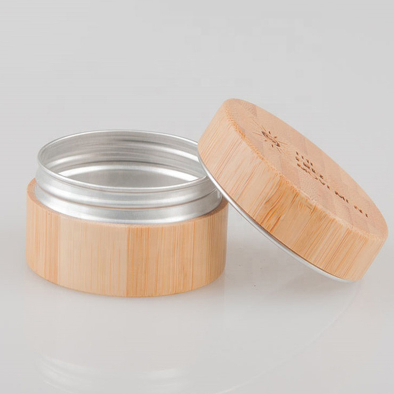 5g 15g 30g 50g 100g kozmetikai csomagolás henger alakú bambusz fa arcápoló krém palack belső alumínium tégellyel 5g 15g 30g 50g 100g kozmetikai csomagolás henger alakú bambusz fa arcápoló krém palack belső alumínium tégellyel