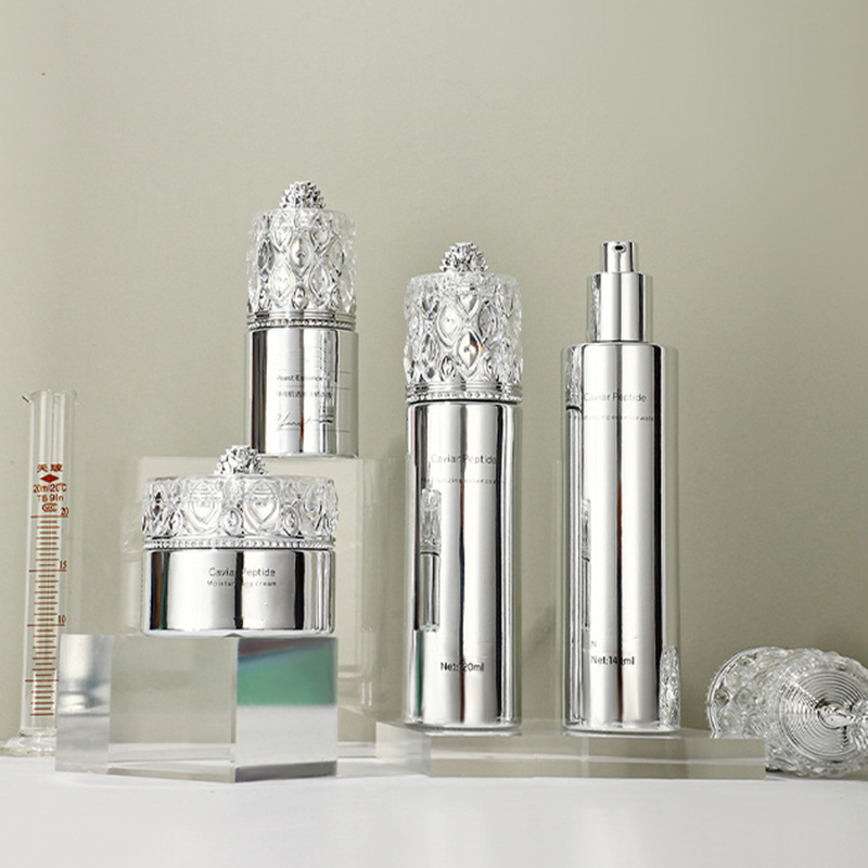 Logo fagyos üveg lotion palackok arcmaszk Bőrápoló csomagolás tartály Arckrém üvegpalack Logo fagyos üveg lotion palackok arcmaszk Bőrápoló csomagolás tartály Arckrém üvegpalack