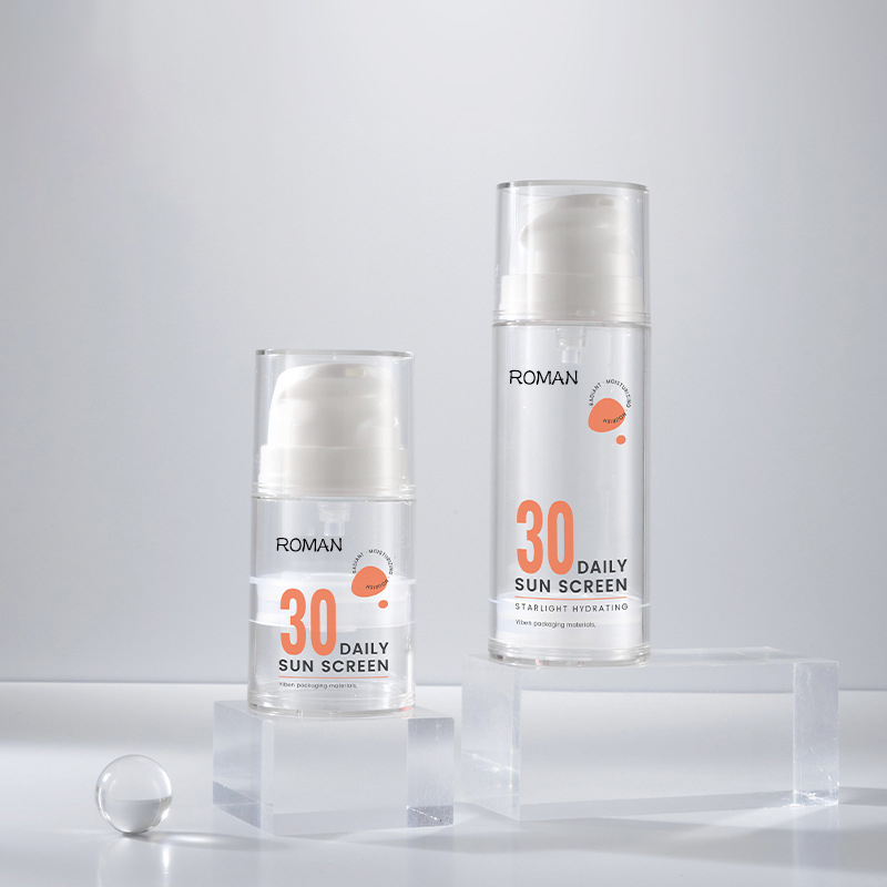 15 ml-es 30 ml-es 50 ml-es 100 ml-es 120 ml-es átlátszó fehér, levegőmentes csomagolású pumpás palack bőrápoló szérumhoz, testolajhoz 15 ml-es 30 ml-es 50 ml-es 100 ml-es 120 ml-es átlátszó fehér, levegőmentes csomagolású pumpás palack bőrápoló szérumhoz, testolajhoz