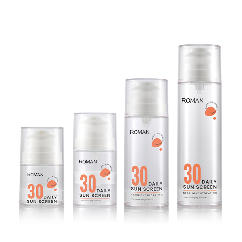 15 ml-es 30 ml-es 50 ml-es 100 ml-es 120 ml-es átlátszó fehér, levegőmentes csomagolású pumpás palack bőrápoló szérumhoz, testolajhoz 15 ml-es 30 ml-es 50 ml-es 100 ml-es 120 ml-es átlátszó fehér, levegőmentes csomagolású pumpás palack bőrápoló szérumhoz, testolajhoz
