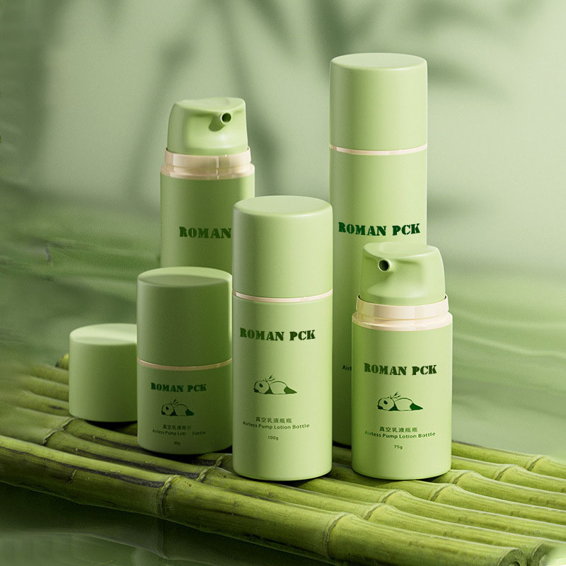 Üres újratölthető alapozó alapozó arckrém szemkörnyékápoló krém levegő nélküli flakon készlet levegő nélküli pumpás flakonok luxus kozmetikai csomagolás