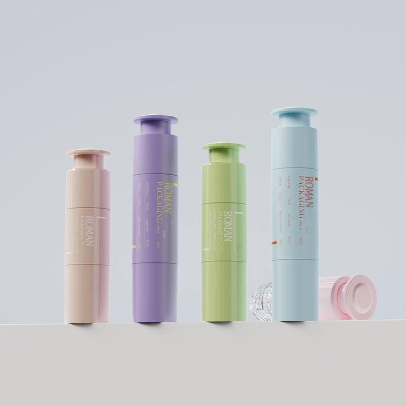 10 ml 15 ml 20 ml kozmetikai csomagolás fecskendő egyedi szemkrém fecskendő kozmetikai hordozható műanyag lotion Airless palack 10 ml 15 ml 20 ml kozmetikai csomagolás fecskendő egyedi szemkrém fecskendő kozmetikai hordozható műanyag lotion Airless palack