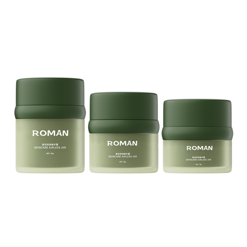 Hordozható Airless Jar kozmetikai bőrápoló arckrém konténer üres hengeres Airless lotion palack 15 ml 30 ml 50 ml Hordozható Airless Jar kozmetikai bőrápoló arckrém konténer üres hengeres Airless lotion palack 15 ml 30 ml 50 ml