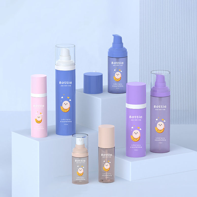 30 ml 50 ml 100 ml 120 ml 150 ml haj arc testpermet ápoló flakon fényvédő barnító olaj kozmetikai csomagoló spray palack kupakkal