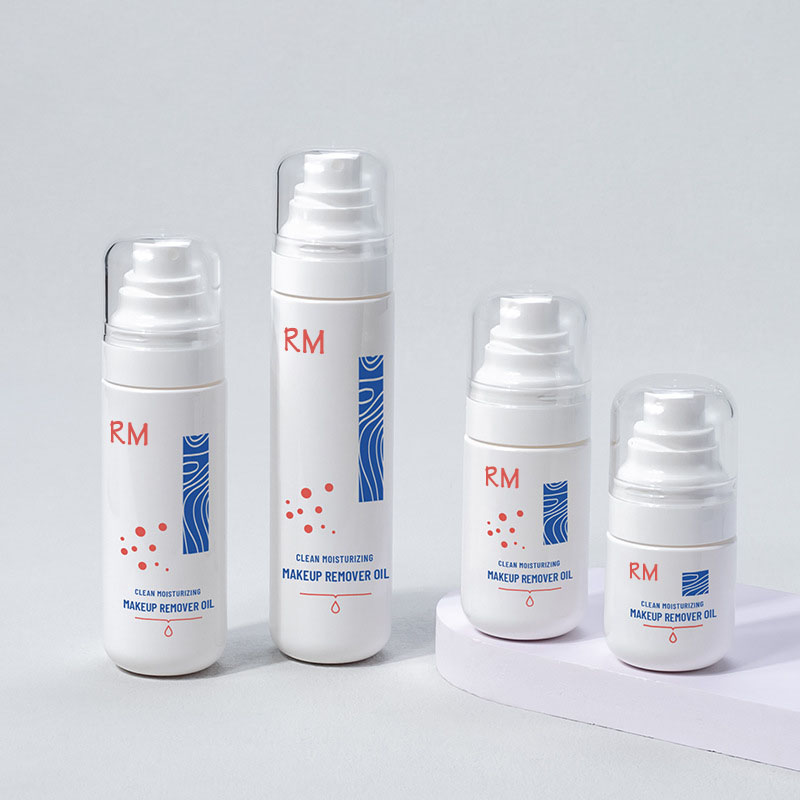 50 ml-es 80 ml-es 100 ml-es üres műanyag fehér kozmetikai tisztítóolaj PET arcfesték köd spray flakon