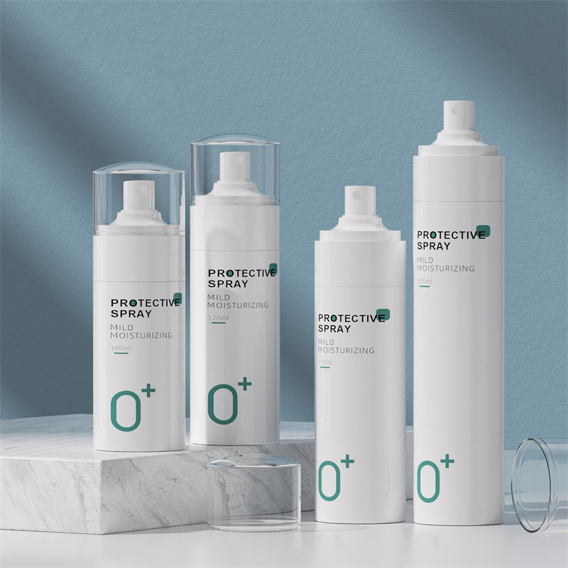 Fine Mist arc antioxidáns hidratáló 100 ml 120 ml 150 ml 200 ml fehér hengeres PET nagy műanyag köd spray flakon