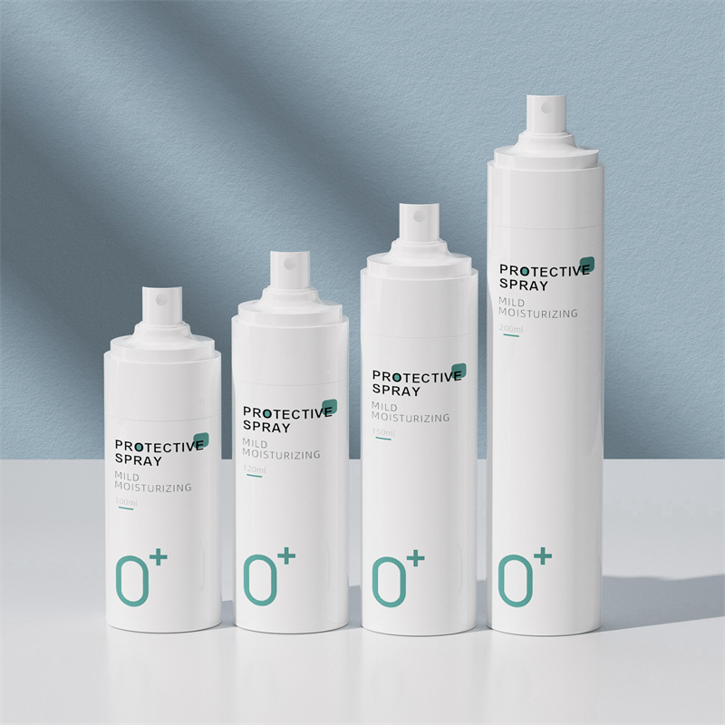 Fine Mist arc antioxidáns hidratáló 100 ml 120 ml 150 ml 200 ml fehér hengeres PET nagy műanyag köd spray flakon