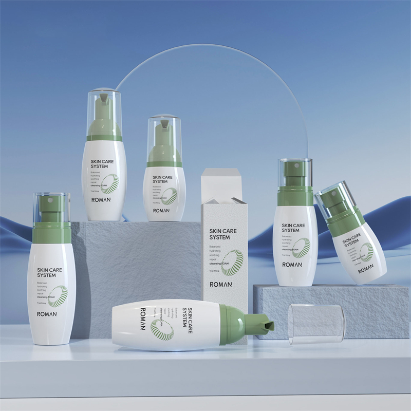 Fényvédő spray 40 ml 60 ml 80 ml hidratáló toner PET Empty White Body Fine Mist spray palack bőrápoláshoz