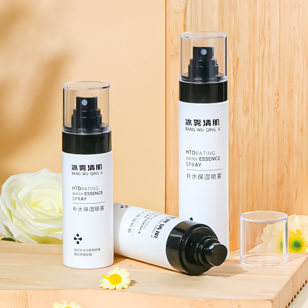 Fehér, vastag falú 80 ml-es 100 ml-es 120 ml-es 150 ml-es PET műanyag üres test finom permetező flakon parfüm hidratáló vízhez Fehér, vastag falú 80 ml-es 100 ml-es 120 ml-es 150 ml-es PET műanyag üres test finom permetező flakon parfüm hidratáló vízhez