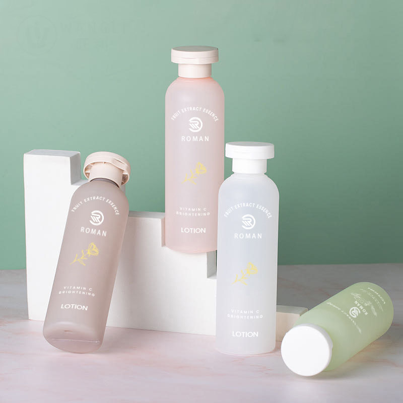 100 ml 150 ml 200 ml 250 ml esszenciális olaj tiszta harmat matt flakon PET Flip Cover bőrápoló termékek flakon esszenciás vízfesték flakon