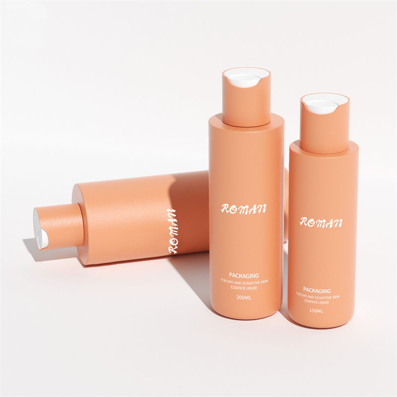 100 ml-es 150 ml-es 200 ml-es PET műanyag kerek üvegpalack átlátszó narancssárga kupakkal Üres újratölthető korong a bőrápoló szérumhoz, arcmaszk samponhoz 100 ml-es 150 ml-es 200 ml-es PET műanyag kerek üvegpalack átlátszó narancssárga kupakkal Üres újratölthető korong a bőrápoló szérumhoz, arcmaszk samponhoz