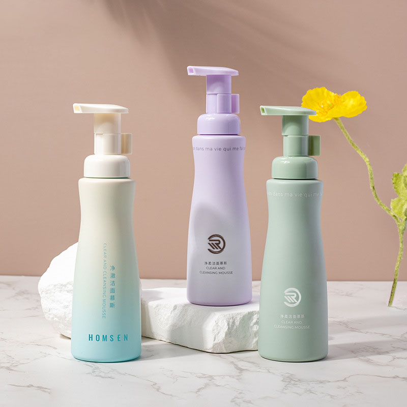 150 ml 30 nyakú PET habszivacs palack babasampon testmosó derékt átölelő design palack testápoló csomagoló tisztító