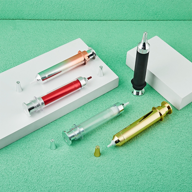 10 ml 15 ml 20 ml kozmetikai szemszérum krém injekciós tubus fecskendő alakú levegő nélküli palack 10 ml 15 ml 20 ml kozmetikai szemszérum krém injekciós tubus fecskendő alakú levegő nélküli palack