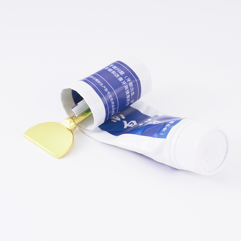 Négyszögletű cinkötvözetből készült kinyomó hegyes hegyes krémek festékkinyomó eszköz családi mosdóhoz, fürdőszobához Négyszögletű cinkötvözetből készült kinyomó hegyes hegyes krémek festékkinyomó eszköz családi mosdóhoz, fürdőszobához