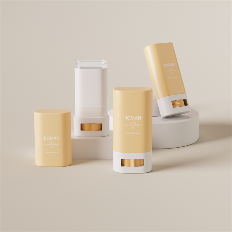 Bőrápoló Üres ovális műanyag dezodor pálcika tartály csomagoló flakon