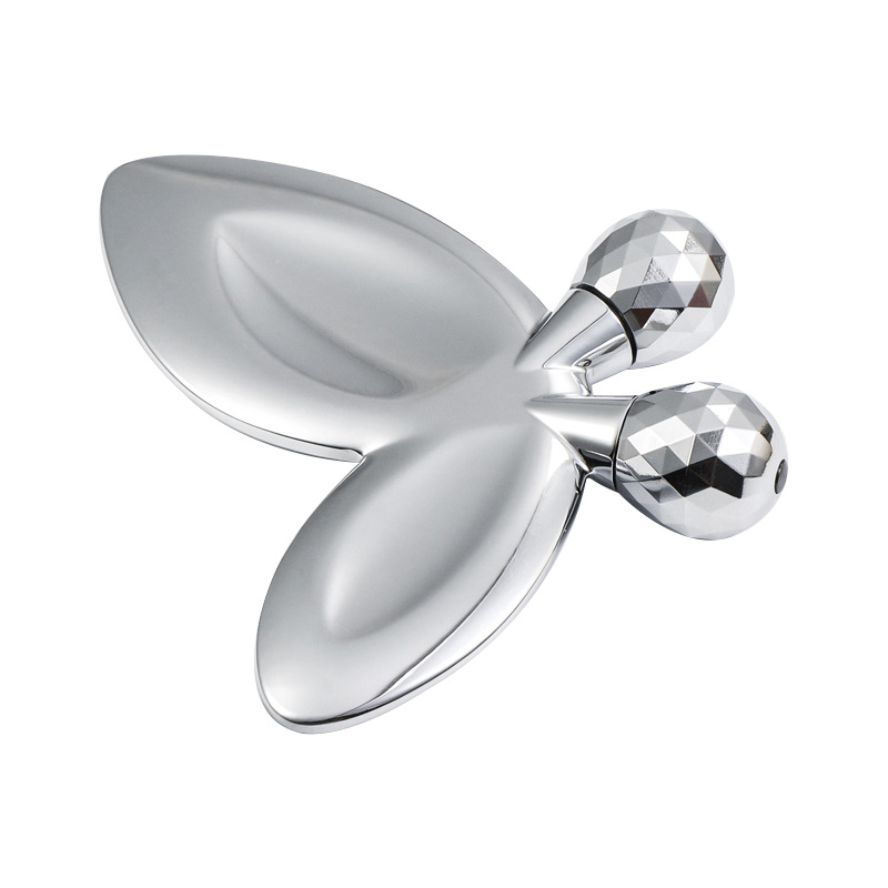 Cink ötvözet pillangó alakú arcmasszázs henger Cink ötvözet pillangó alakú arcmasszázs henger