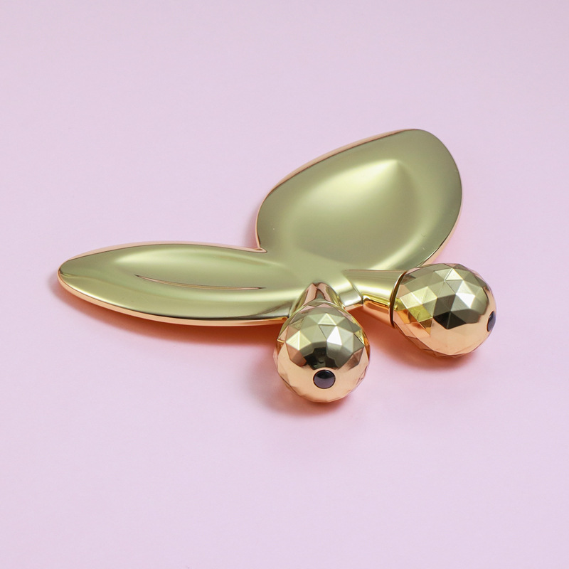 Cink ötvözet pillangó alakú arcmasszázs henger Cink ötvözet pillangó alakú arcmasszázs henger