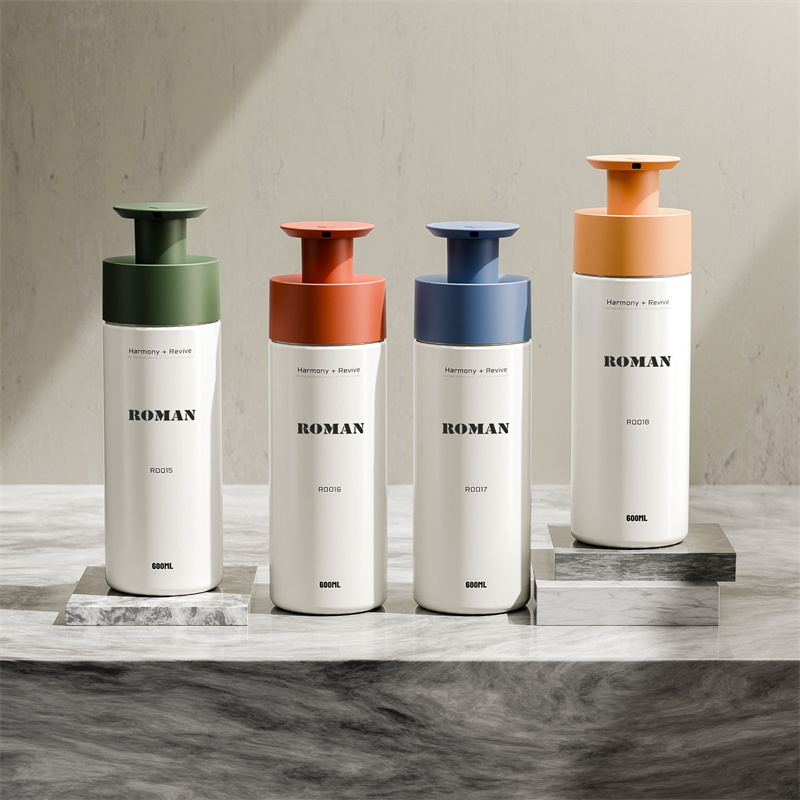 200 ml 300 ml 400 ml 600 ml PET műanyag kerek pumpás palackok samponhoz testápoló folyékony kézszappan tusfürdő kiszerelés 200 ml 300 ml 400 ml 600 ml PET műanyag kerek pumpás palackok samponhoz testápoló folyékony kézszappan tusfürdő kiszerelés