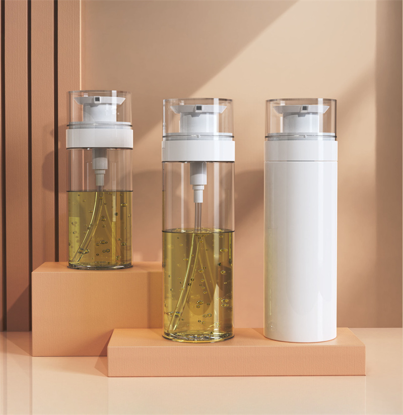 200ml 300ml Innovative Empty Pet tusfürdő tusfürdő folyékony szappan pumpás flakon Hajápoló olajok sampon és balzsam műanyag flakonok 200ml 300ml Innovative Empty Pet tusfürdő tusfürdő folyékony szappan pumpás flakon Hajápoló olajok sampon és balzsam műanyag flakonok