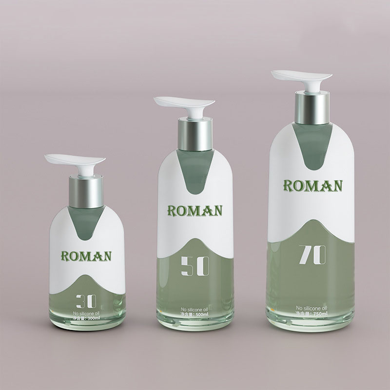 300 ml-es 500 ml-es 700 ml-es PET műanyag kézi szappan tartály Kézmosó lotion Szappanpumpa adagoló palackok újratölthető folyadékkal