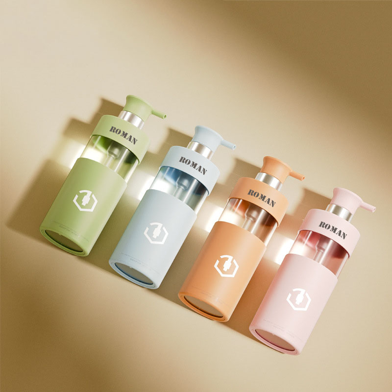 Luxus 100 ml 200 ml 300 ml 450 ml 500 ml 700 ml testápoló palack PET műanyag sampon és balzsam flakonok szett kozmetikai csomagolás tusfürdőhöz Luxus 100 ml 200 ml 300 ml 450 ml 500 ml 700 ml testápoló palack PET műanyag sampon és balzsam flakonok szett kozmetikai csomagolás tusfürdőhöz