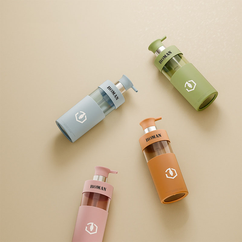 Luxus 100 ml 200 ml 300 ml 450 ml 500 ml 700 ml testápoló palack PET műanyag sampon és balzsam flakonok szett kozmetikai csomagolás tusfürdőhöz Luxus 100 ml 200 ml 300 ml 450 ml 500 ml 700 ml testápoló palack PET műanyag sampon és balzsam flakonok szett kozmetikai csomagolás tusfürdőhöz