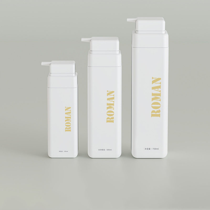 Luxus üres műanyag testolaj samponos flakon 300 ml 500 ml 750 ml fagyos kozmetikai krém pumpás flakon tejhez tusfürdő Luxus üres műanyag testolaj samponos flakon 300 ml 500 ml 750 ml fagyos kozmetikai krém pumpás flakon tejhez tusfürdő