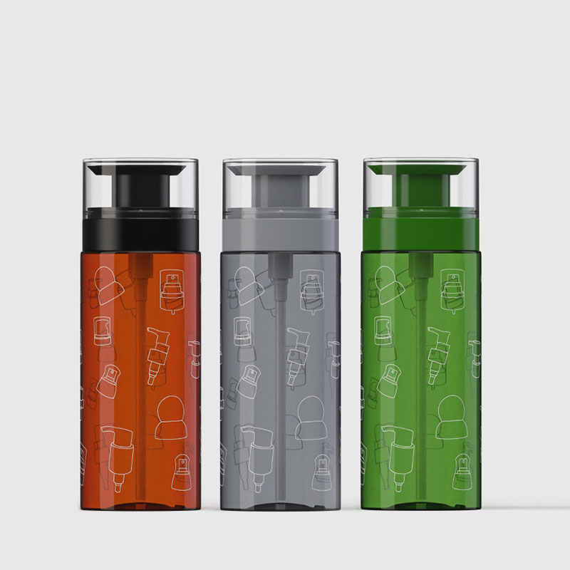 Szivárgásbiztos műanyag palackok pumpás adagolóval, nagy, üres átlátszó borostyánsárga henger, újratölthető samponos hajbalzsamozó olajokhoz Szivárgásbiztos műanyag palackok pumpás adagolóval, nagy, üres átlátszó borostyánsárga henger, újratölthető samponos hajbalzsamozó olajokhoz