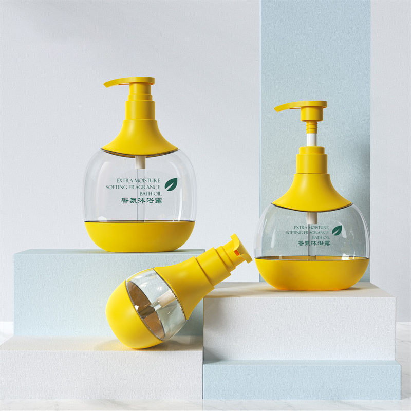 Sunshine 300 ml 400 ml 500 ml nagykereskedelmi emulziós üveg PET műanyag babaápoló palack kozmetikai adagoló emulziós üres palack Sunshine 300 ml 400 ml 500 ml nagykereskedelmi emulziós üveg PET műanyag babaápoló palack kozmetikai adagoló emulziós üres palack