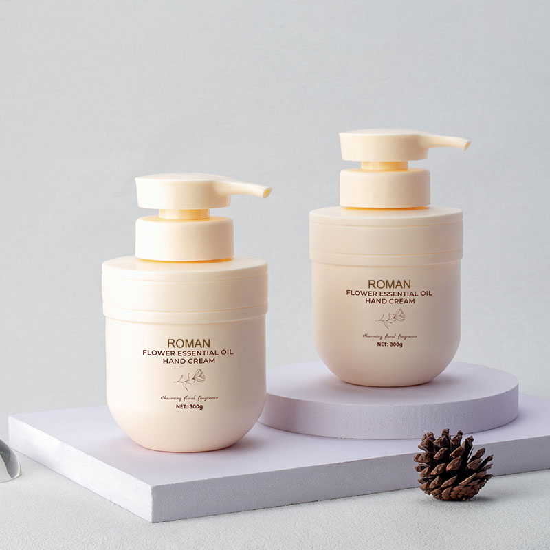 Tartós, üres műanyag PE testápoló palack bőrápoló csomagolás puha tapintású baba samponos palack testápoló palack 300 ml