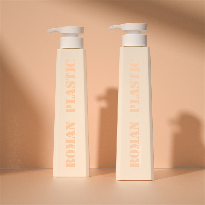 Exquisite Shape kozmetikai csomagolás Lotion sampon tusfürdő balzsam trapéz alakú toner krém krém palack háztartási ápoláshoz