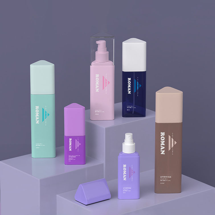 Megbízható műanyag 30 ml-es 50 ml-es 80 ml-es háromszög sampon tusfürdő tartály Hajbalzsam Pumpás palack arctisztítóhoz