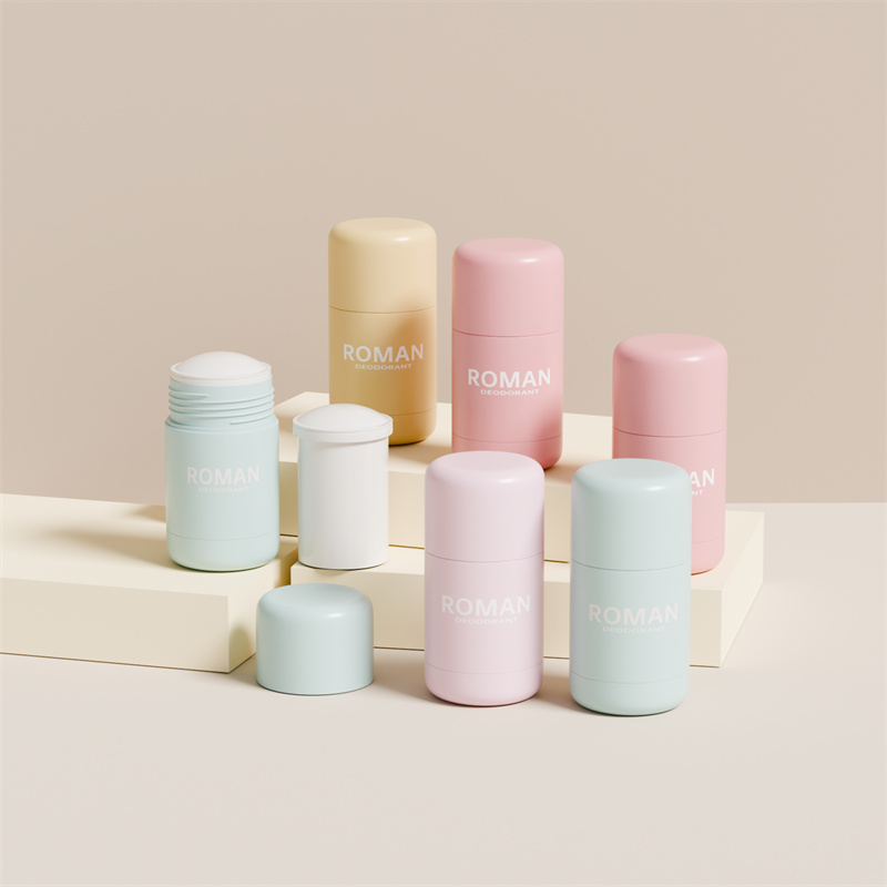 Bőrápoló üres 30g 50g műanyag dezodor pálcika tartály újratöltött palackkal, csomagoló üveggel Bőrápoló üres 30g 50g műanyag dezodor pálcika tartály újratöltött palackkal, csomagoló üveggel