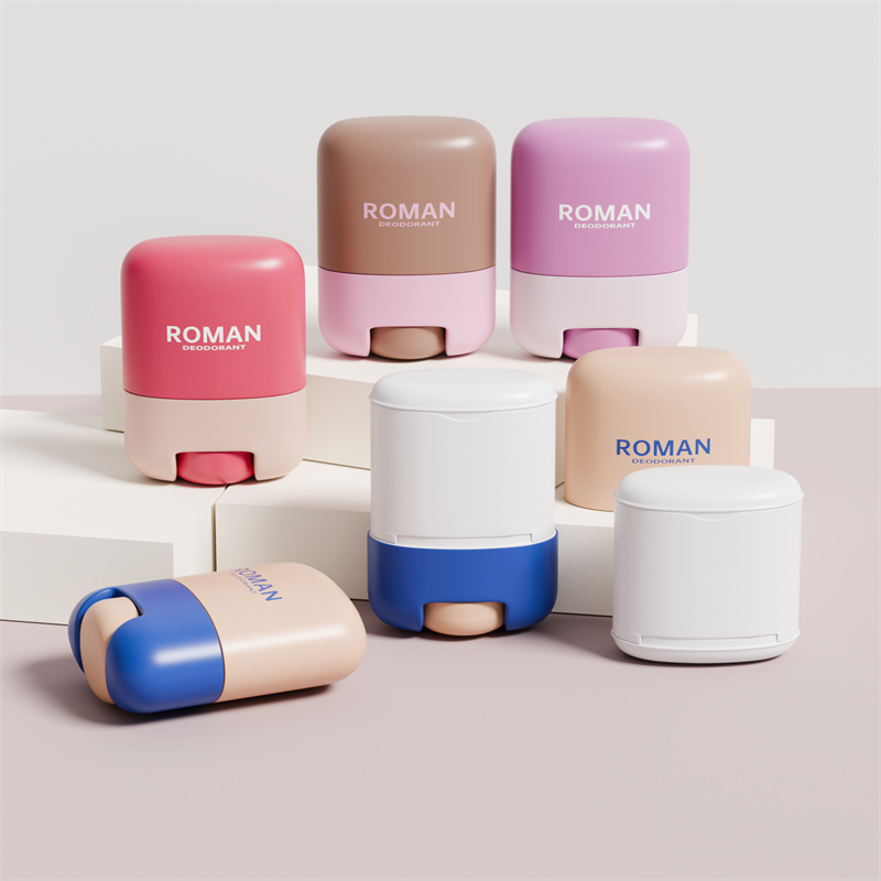 Bőrápoló üres 30g 50g műanyag dezodor pálcika tartály újratöltött palackkal, csomagoló üveggel Bőrápoló üres 30g 50g műanyag dezodor pálcika tartály újratöltött palackkal, csomagoló üveggel